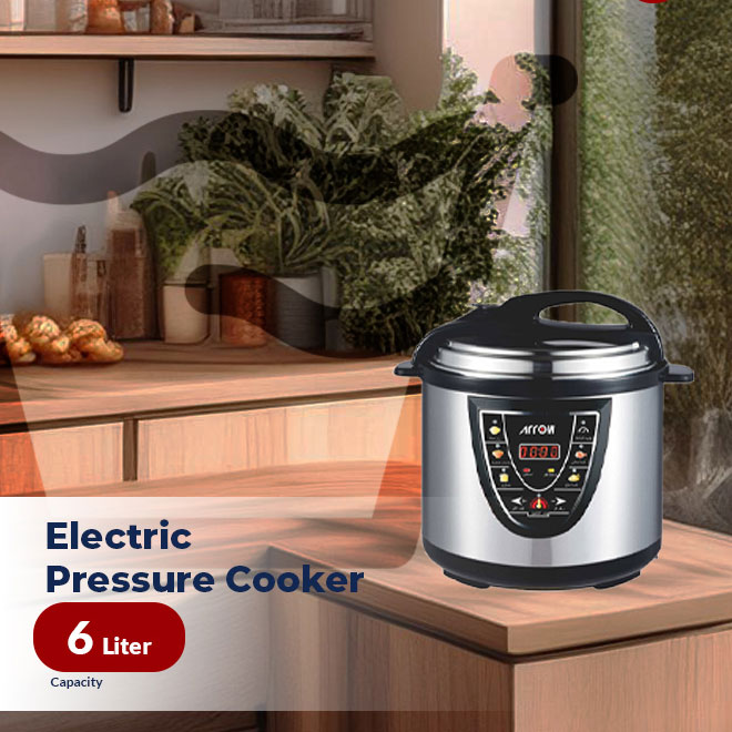 Electric pressure cooker 6 litre sale